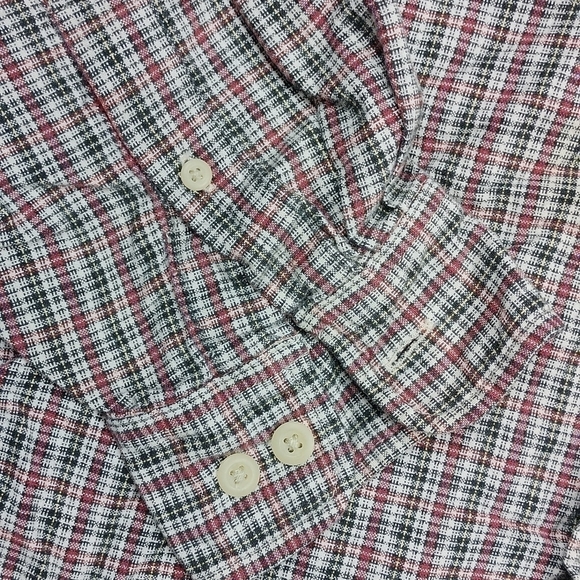 American Khakis by Van Heusen mens medium button down long sleeve shirt - Picture 5 of 9